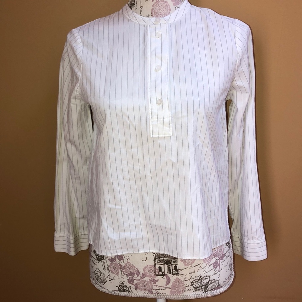 Madewell Striped Popover XS